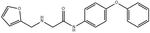 2-(furan-2-ylmethylamino)-N-(4-phenoxyphenyl)acetamide Structure