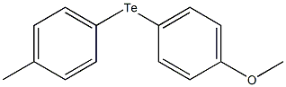 Benzene, 1-methoxy-4-[(4-methylphenyl)telluro]- 구조식 이미지