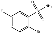 2-bromo-5-fluorobenzenesulfonamide 구조식 이미지