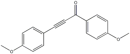 2-Propyn-1-one, 1,3-bis(4-methoxyphenyl)- 구조식 이미지