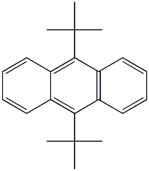 Anthracene, 9,10-bis(1,1-dimethylethyl)- Structure