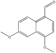 1-Naphthalenecarboxaldehyde, 4,6-dimethoxy- Structure