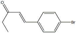 1-Penten-3-one, 1-(4-bromophenyl)- 구조식 이미지