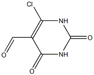 5-Pyrimidinecarboxaldehyde, 6-chloro-1,2,3,4-tetrahydro-2,4-dioxo- 구조식 이미지