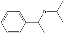 Benzene, [1-(1-methylethoxy)ethyl]- Structure