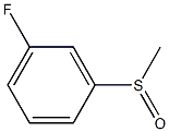 1-fluoro-3-methylsulfinylbenzene 구조식 이미지