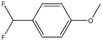 Benzene, 1-(difluoromethyl)-4-methoxy- Structure