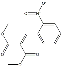 Propanedioic acid,2-[(2-nitrophenyl)methylene]-, 1,3-dimethyl ester Structure