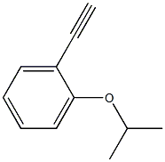 Benzene, 1-ethynyl-2-(1-methylethoxy)- 구조식 이미지