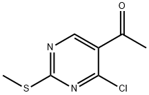 1-(4-Chloro-2-methylsulfanyl-pyrimidin-5-yl)-ethanone Structure