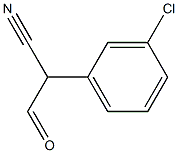 2-(3-chlorophenyl)-3-oxopropanenitrile Structure