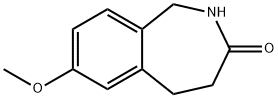 7-methoxy-1,2,4,5-tetrahydro-benzo[c]azepin-3-one 구조식 이미지