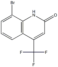 8-bromo-4-(trifluoromethyl)-1H-quinolin-2-one Structure