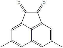 1,2-Acenaphthylenedione, 4,7-dimethyl- Structure