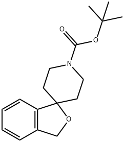 tert-butyl 3H-spiro[isobenzofuran-1,4'-piperidine]-1'-carboxylate Structure