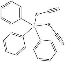 Phosphorane, triphenyldithiocyanato- Structure
