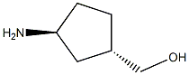 [(1S,3S)-3-aminocyclopentyl]methanol Structure