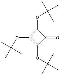 2-Cyclobuten-1-one, 2,3,4-tris(1,1-dimethylethoxy)- 구조식 이미지