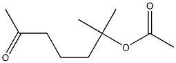 2-Heptanone, 6-(acetyloxy)-6-methyl- 구조식 이미지