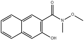 3-Hydroxy-N-Methoxy-N-Methyl-2-Naphthamide 구조식 이미지