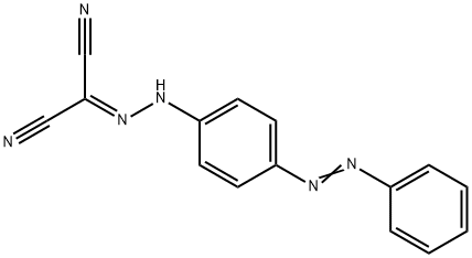 Propanedinitrile, [[4-(phenylazo)phenyl]hydrazono]- Structure