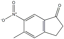 1H-Inden-1-one, 2,3-dihydro-5-methyl-6-nitro- 구조식 이미지