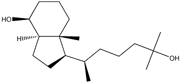 de-A,B-25-hydroxycholestan-8β-ol 구조식 이미지