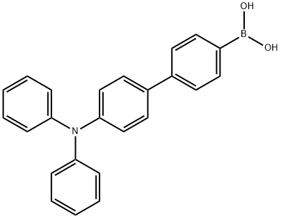 Boronic acid, [4'-(diphenylamino)[1,1'-biphenyl]-4-yl]- 구조식 이미지