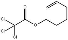 Acetic acid, trichloro-, 2-cyclohexen-1-yl ester 구조식 이미지