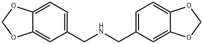 N,N-bis(1,3-benzodioxol-5-ylmethyl)amine Structure