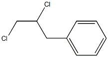 Benzene, (2,3-dichloropropyl)- Structure