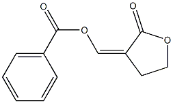 [(Z)-(2-oxooxolan-3-ylidene)methyl] benzoate Structure