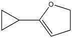 Furan, 5-cyclopropyl-2,3-dihydro- Structure