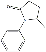 5-methyl-1-phenyl-pyrrolidin-2-one Structure