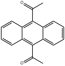 9,10-diacetylanthracene Structure