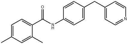 2,4-dimethyl-N-[4-(pyridin-4-ylmethyl)phenyl]benzamide 구조식 이미지