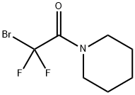 2-Bromo-2,2-difluoro-1-piperidin-1-yl-ethanone Structure