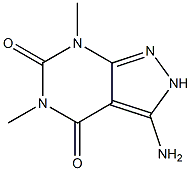 3-amino-5,7-dimethyl-2H-pyrazolo[3,4-d]pyrimidine-4,6-dione Structure