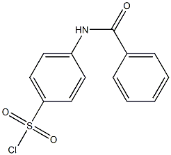 Benzenesulfonyl chloride, 4-(benzoylamino)- Structure