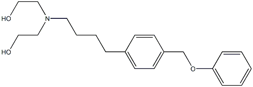 Ethanol, 2,2'-[[4-[4-(phenoxymethyl)phenyl]butyl]imino]bis- 구조식 이미지