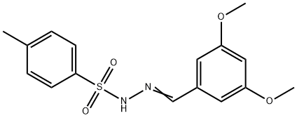 N'-(3,5-dimethoxybenzylidene)-4-methylbenzenesulfonohydrazide 구조식 이미지