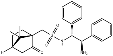 N-((1R,2R)-2-AMINO-1,2-DIPHENYLETHYL)-1-(7,7-DIMETHYL-2-OXOBICYCLO[2.2.1]HEPTAN-1-YL)METHANESULFONAMIDE Structure