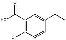 2-Chloro-5-ethylbenzoic acid Structure