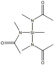 Acetamide, N,N',N''-(methylsilylidyne)tris[N-methyl- Structure