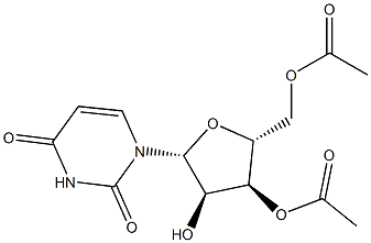 Uridine, 3',5'-diacetate Structure