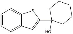 Cyclohexanol, 1-benzo[b]thien-2-yl- 구조식 이미지