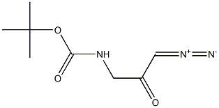 Carbamic acid, (3-diazo-2-oxopropyl)-, 1,1-dimethylethyl ester Structure