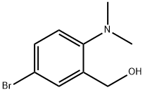 [5-Bromo-2-(dimethylamino)phenyl]methanol Structure
