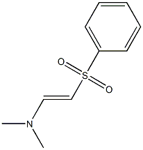 Ethenamine, N,N-dimethyl-2-(phenylsulfonyl)- Structure