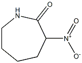 2H-Azepin-2-one, hexahydro-3-nitro- Structure